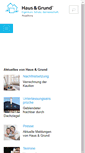 Mobile Screenshot of haus-und-grund-augsburg.de